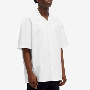 Jil Sander + Men’s Organic Natural Line Cotton Button Down Shirt Short Sleeve 50